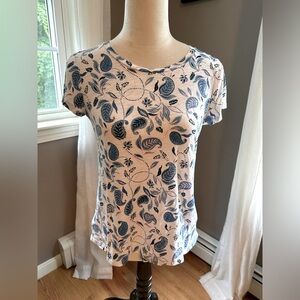 Loft Vintage Soft print crew neck tee